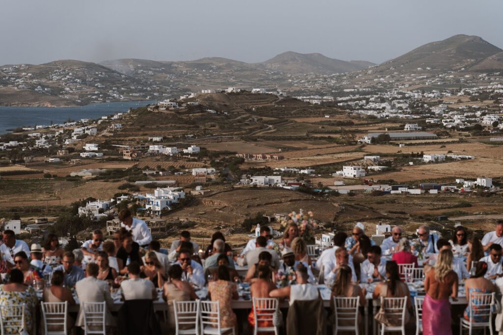 editorial destination wedding in greece by Sawyer & Co table details